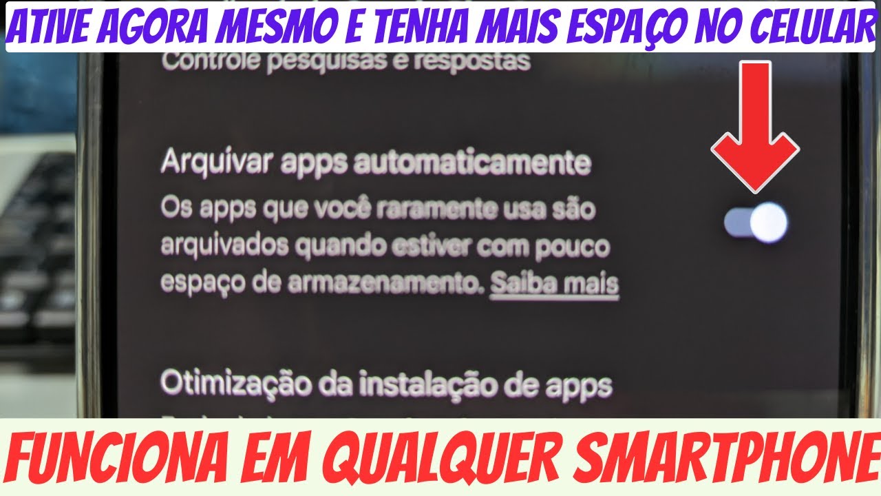 COMO LIBERARA MEORIA INTERNA NO CELULAR COM A OP&Ccedil;&Atilde;O DE ARQUIVAR JOGOS E APPS: VEJA COMO ATIVAR