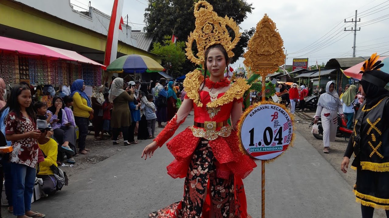 Kemeriahan Karnaval SMPN 1 Semboro - Karnaval Kecamatan Semboro 2023 HUT RI ke- 78 @mufendtv