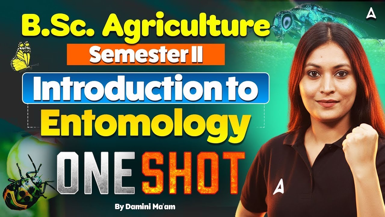 BSc Agriculture 2nd Semester Introduction to Entomology One Shot | By Damini Ma'am