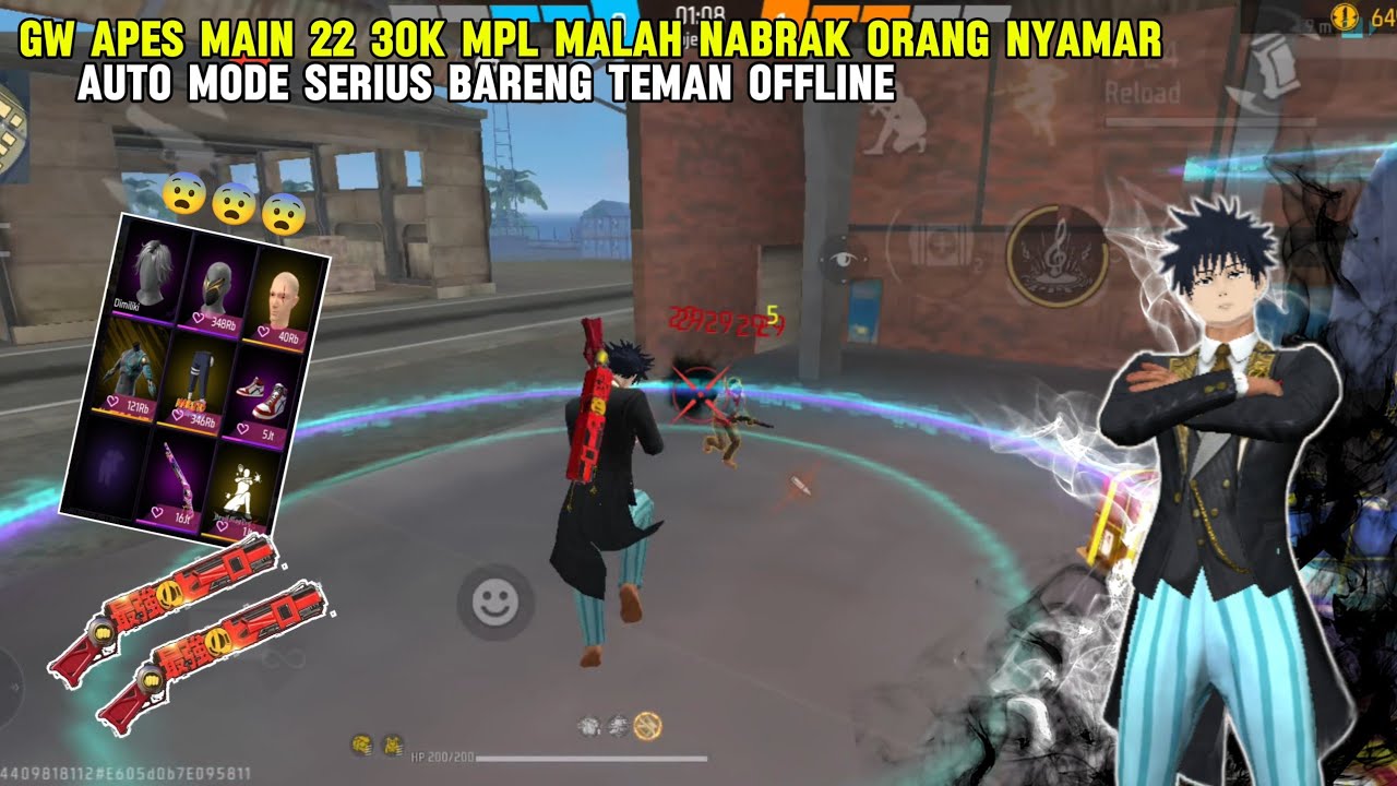 GW NEKAT MAIN MPL 22 30K BARENG TEMAN OFFLINE MALAH KETEMU PLAYER NYAMAR+JARINGAN NGELAG PARAH!! 