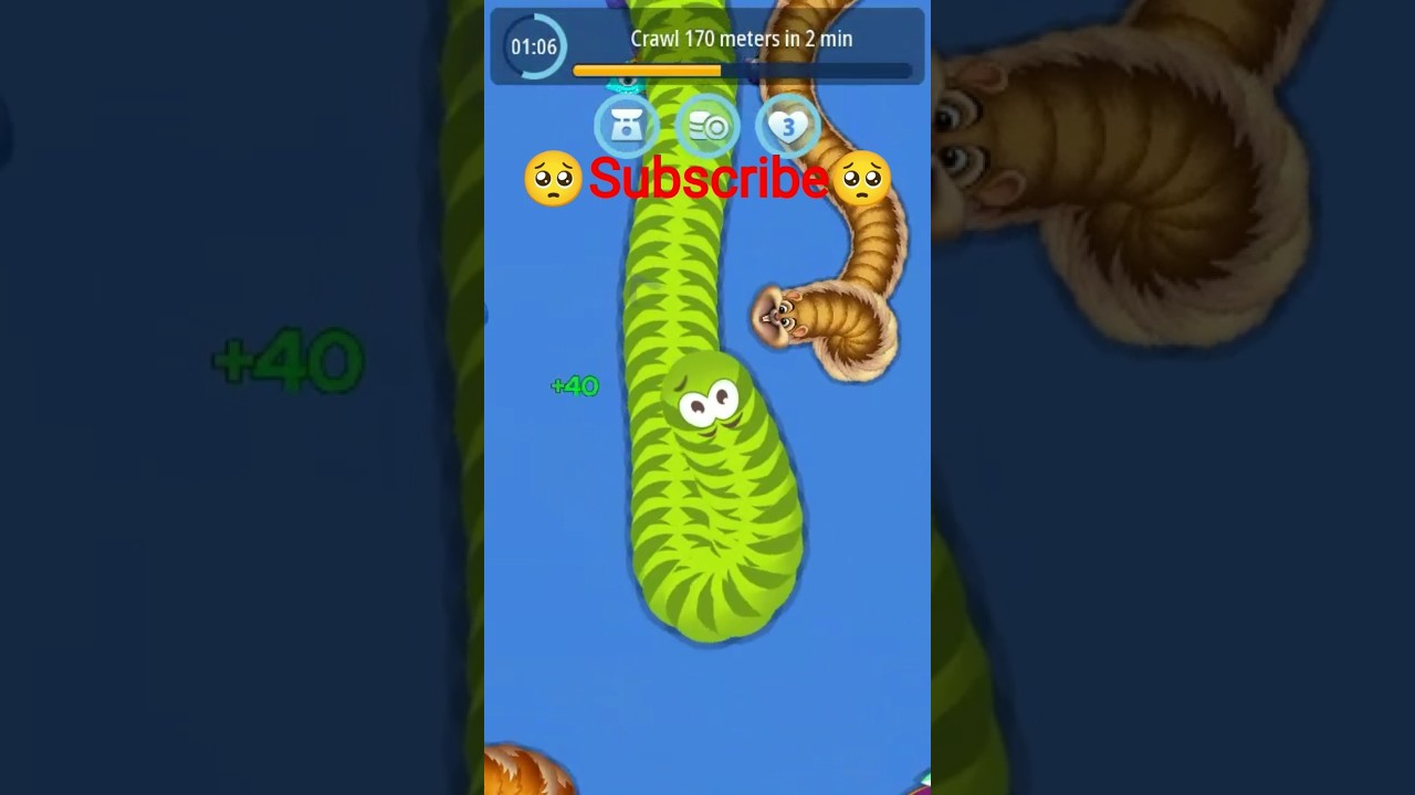 Worms Zone Snake 🐍🐍 Game | Magic Slither Snake | Biggest Slither Snake 