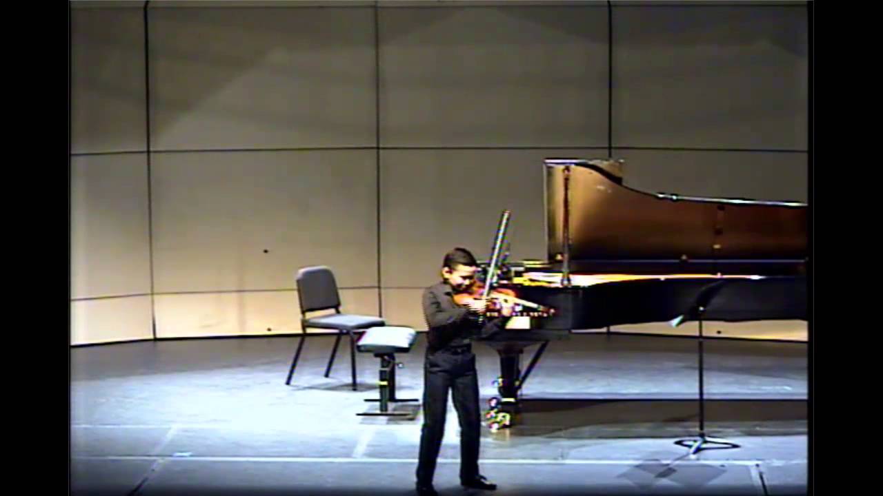 Daniel Lozakovitj -- Menuhin Competition 2014 -- Junior 1st Round