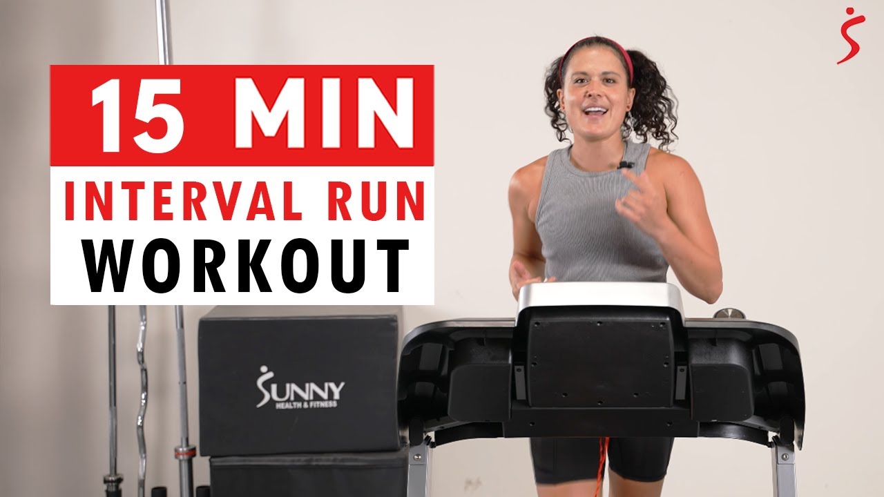 15 Minute Interval Run Workout | Speed and Incline Challenge