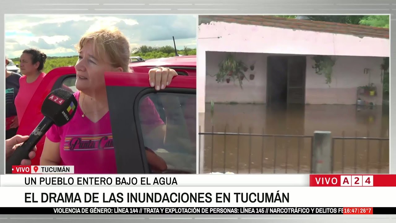 📢 EL DRAMA DE LAS INUNDACIONES EN LA MADRID, TUCUMÁN: BUSCAN AYUDA PARA LA GENTE Y LOS ANIMALES