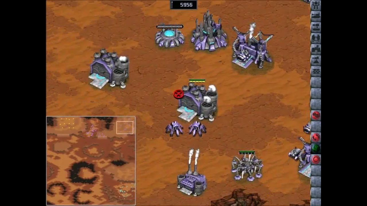 KKND2 Krossfire Multiplayer Map - Scorching Lands