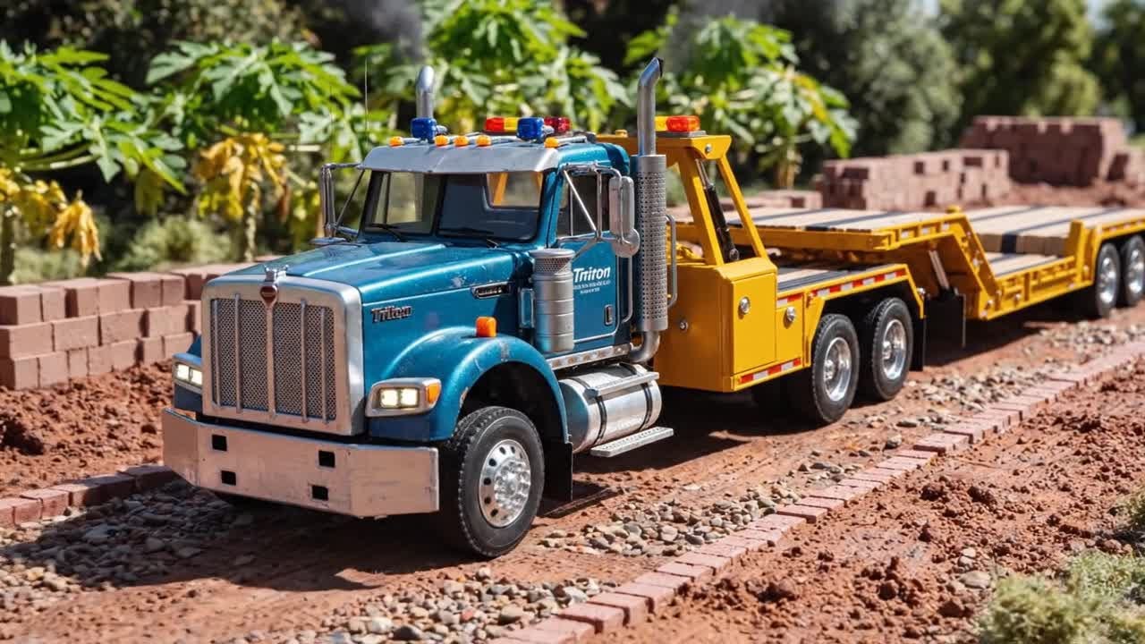 Điều Khiển Xe Tải  Đi Chở Hàng