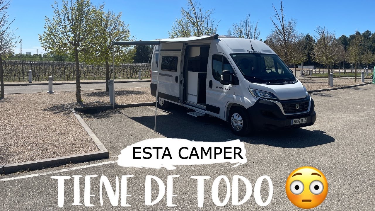 🚐 VAN TOUR Furgoneta CAMPER 😳  No pensaba que tenia TODO esto  ✅ Benimar BENIVAN 120 UP al DETALLE
