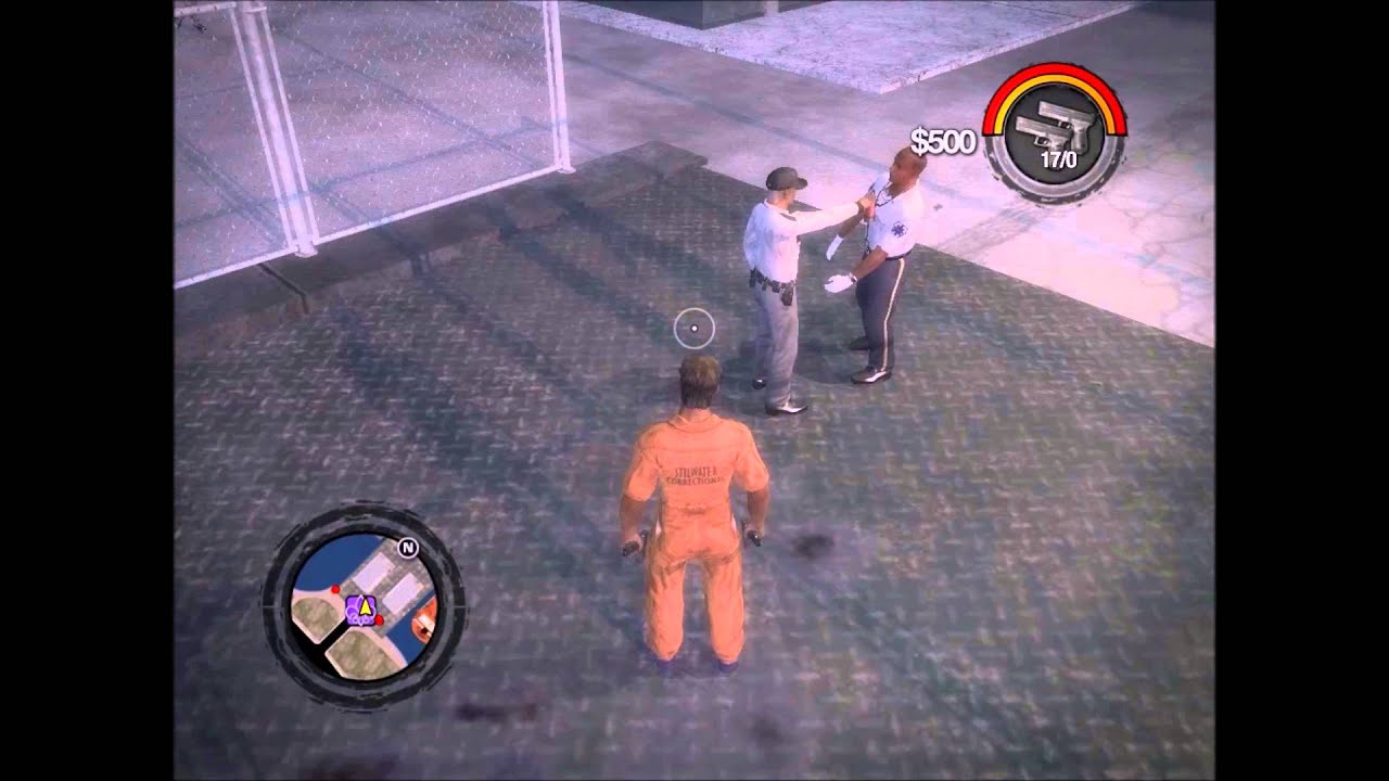 Saints Row 2- Police office beats up an Ambulance Driver