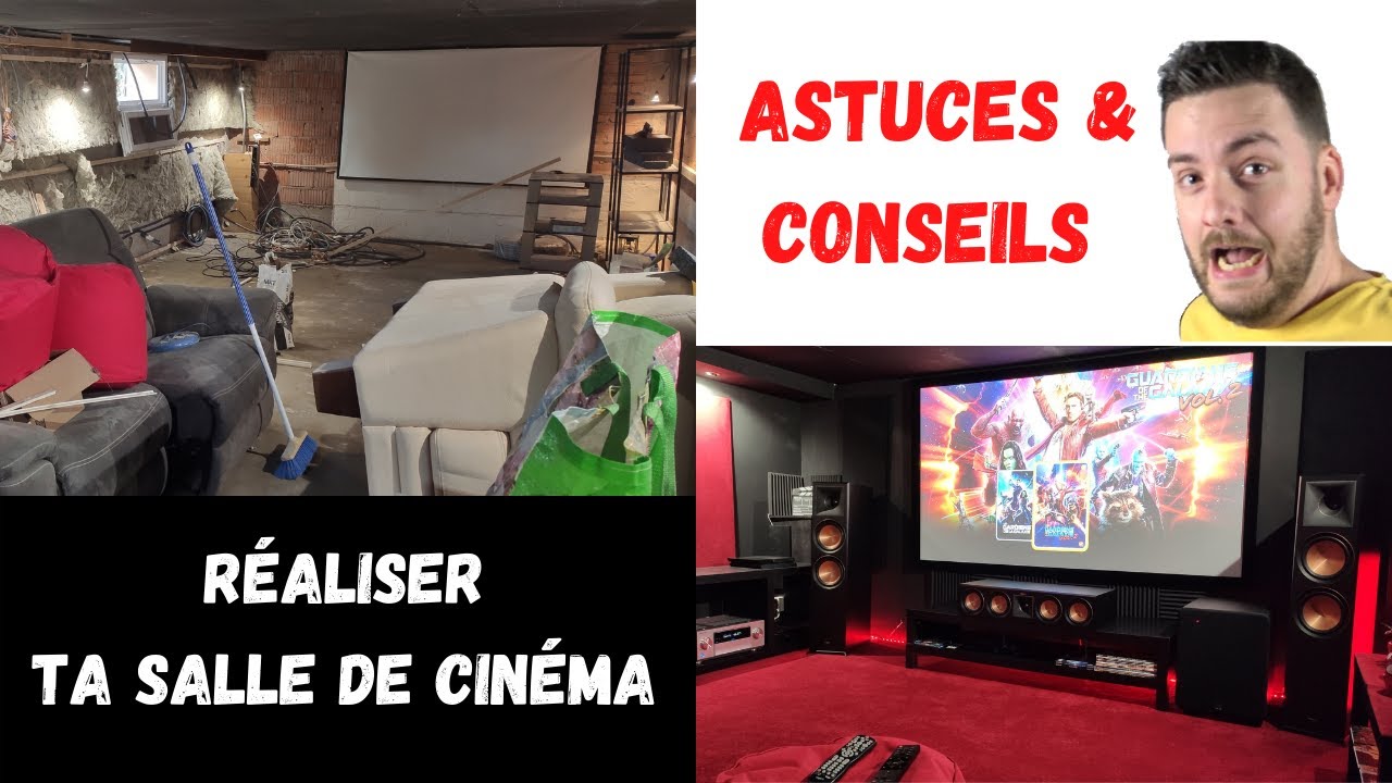 CONSEILS POUR RÉALISER UNE SALLE DE CINÉMA CHEZ SOI / AVANT PROJET