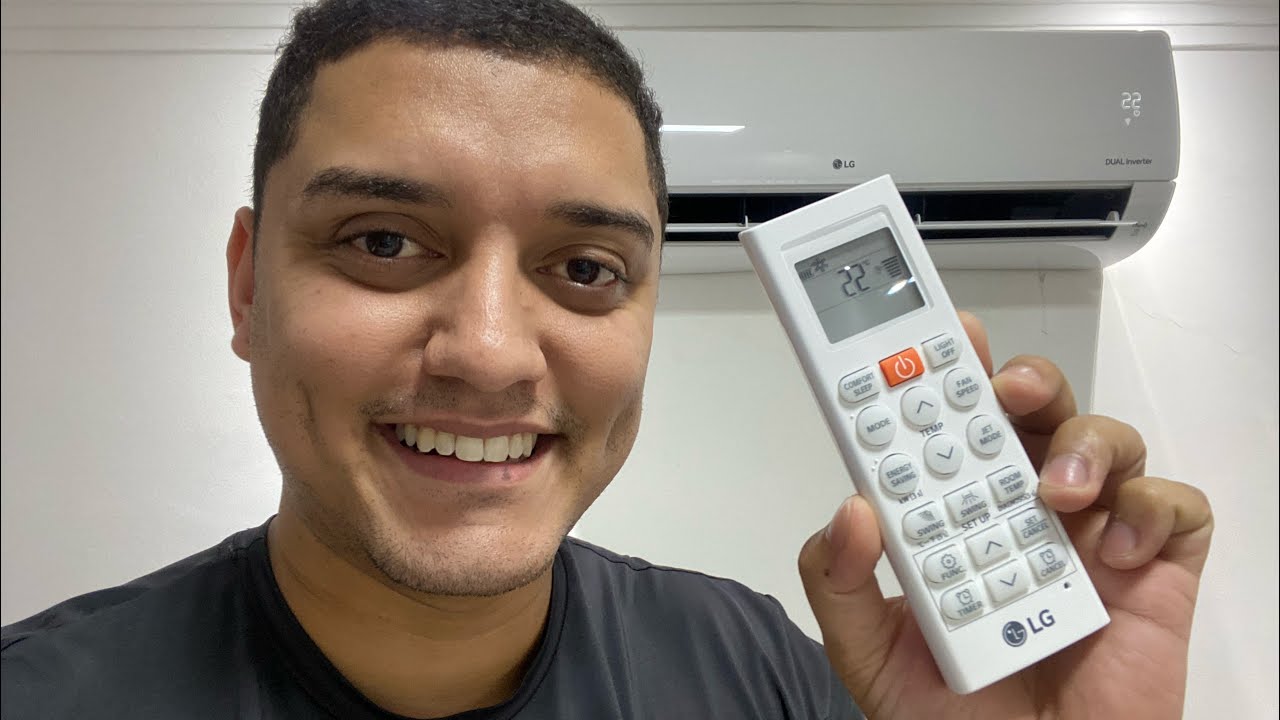 COMO USAR CONTROLE AR CONDICIONADO LG INVERTER E CONFIGURAR - RÁPIDO E FÁCIL