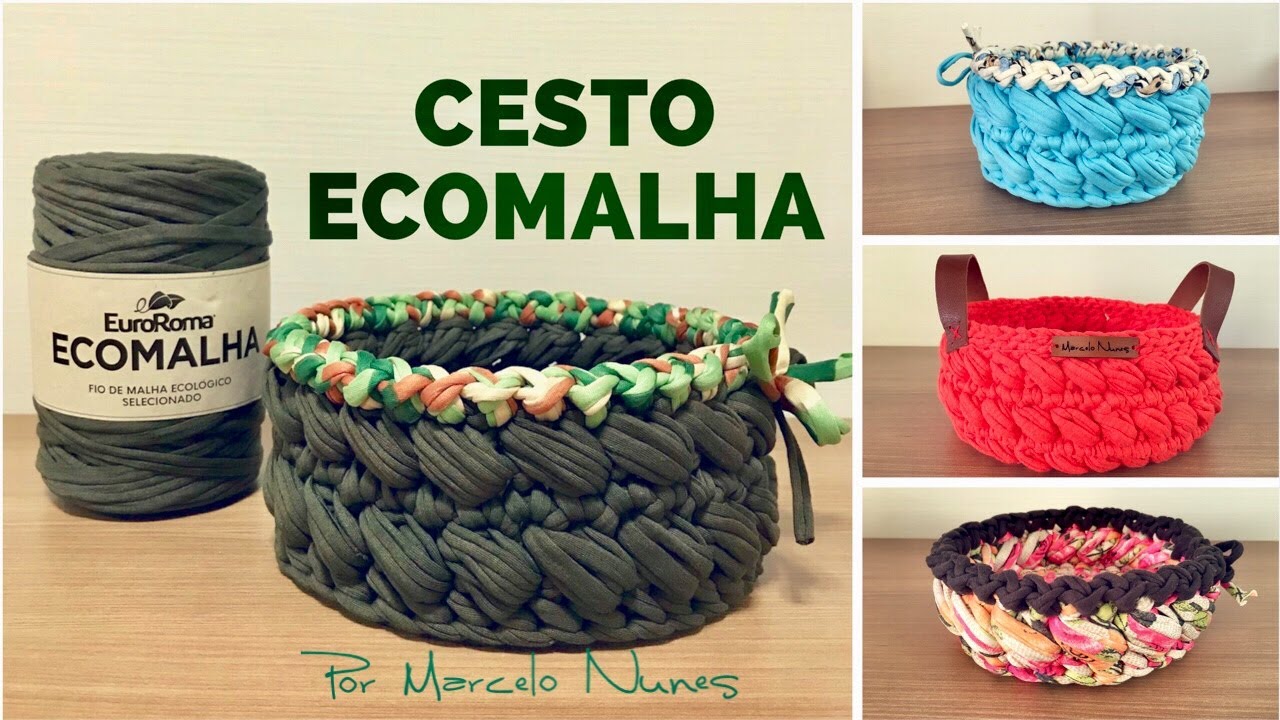 Cesto Fio de Malha - Ecomalha por Marcelo Nunes