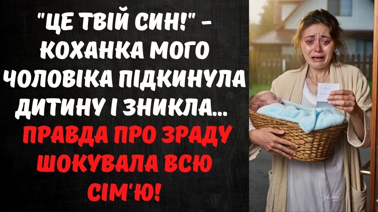 КОХАНКА МОГО ЧОЛОВІКА ЗАЛИШИЛА ДИТИНУ НА НАШОМУ ПОРІЗІ...
