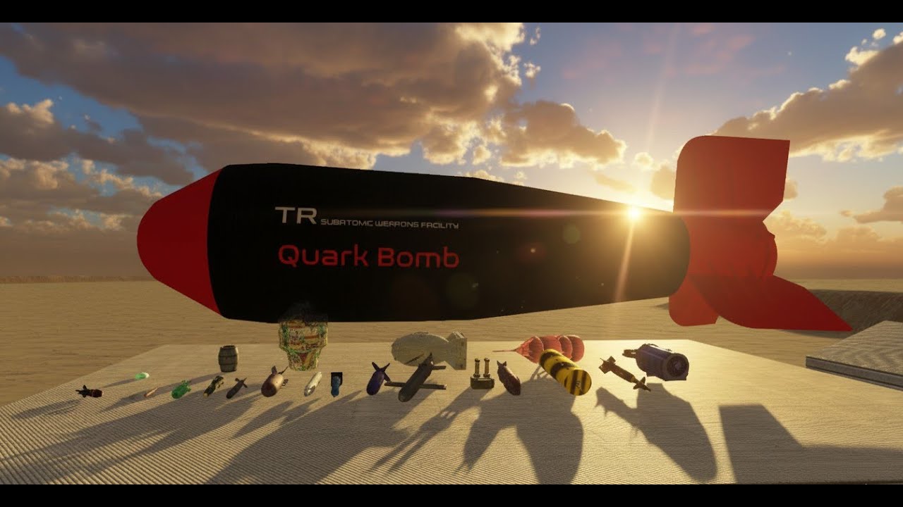 Testing Every NUCLEAR Bomb into the Desert | GMod