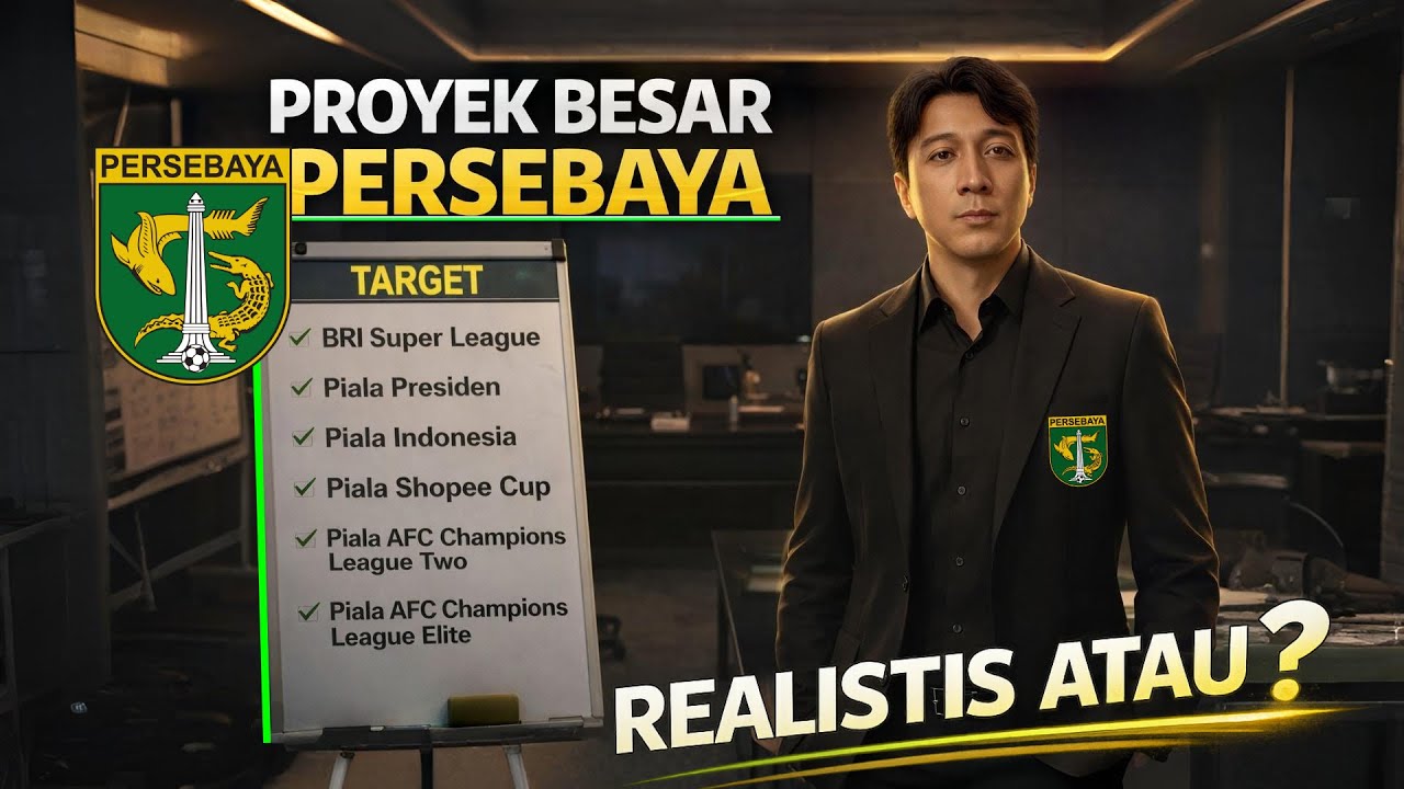 I'M BUILDING A BIG PROJECT FOR PERSEBAYA TO WIN ALL ASIAN TROPHIES