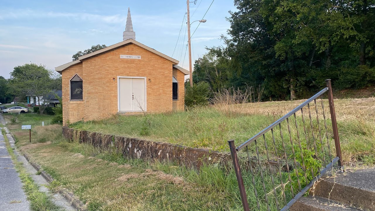 ABANDONED CHURCH gets FREE cleanup. HUGE corner lot property. FALL RIVER helps to FINISH before dark