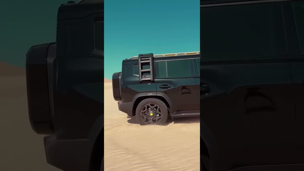 jetour T2 . desert Doha Qatar #car #modified #viralvideo #shorts