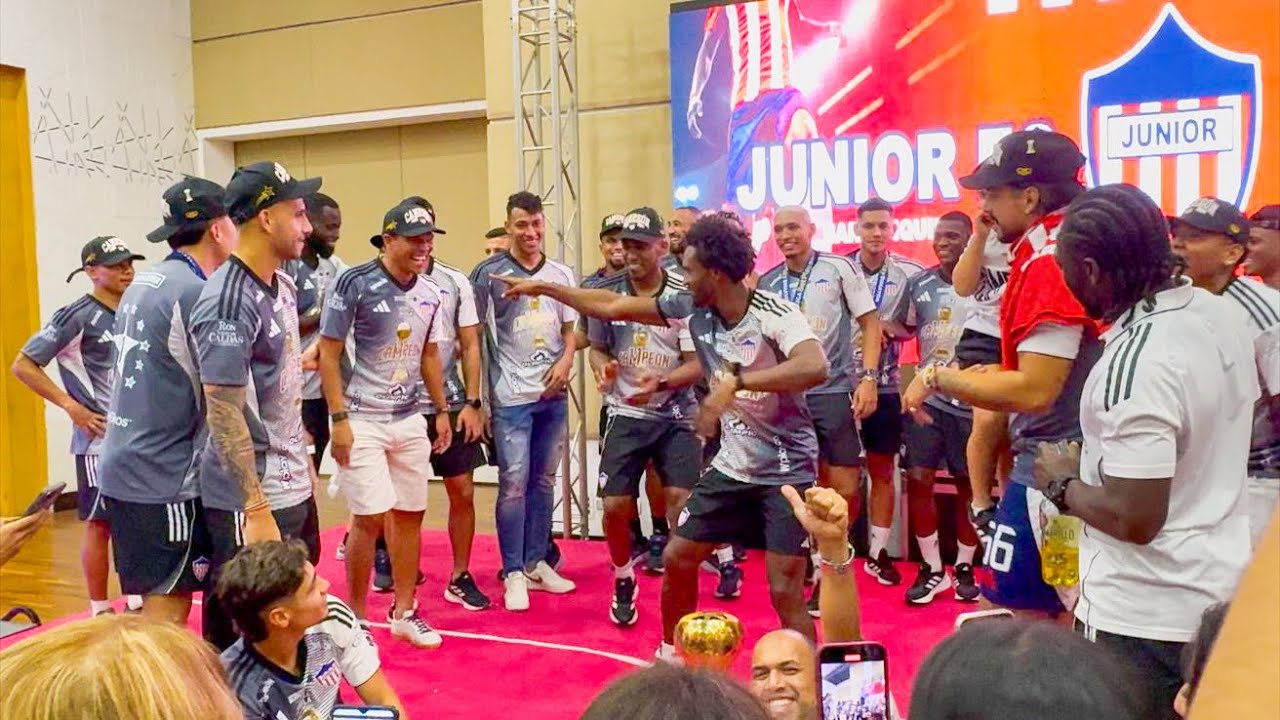 ¡ATENCIÓN! ¡JUNIOR YA ESTÁ EN CASA! | LA CELEBRACIÓN EXCLUSIVA DEL CAMPEÓN EN REGRESO A BARRANQUILLA