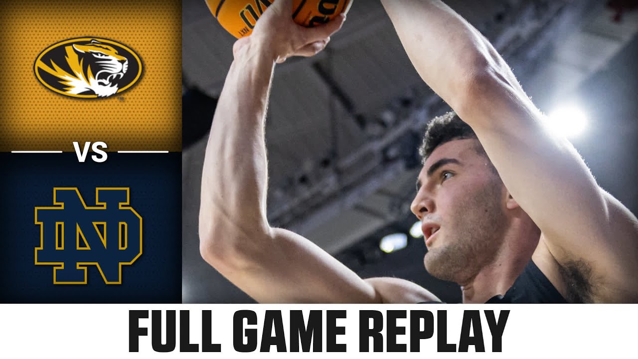 Missouri vs. Notre Dame Full Game Replay | 2025-26 ACC Men's Basketball