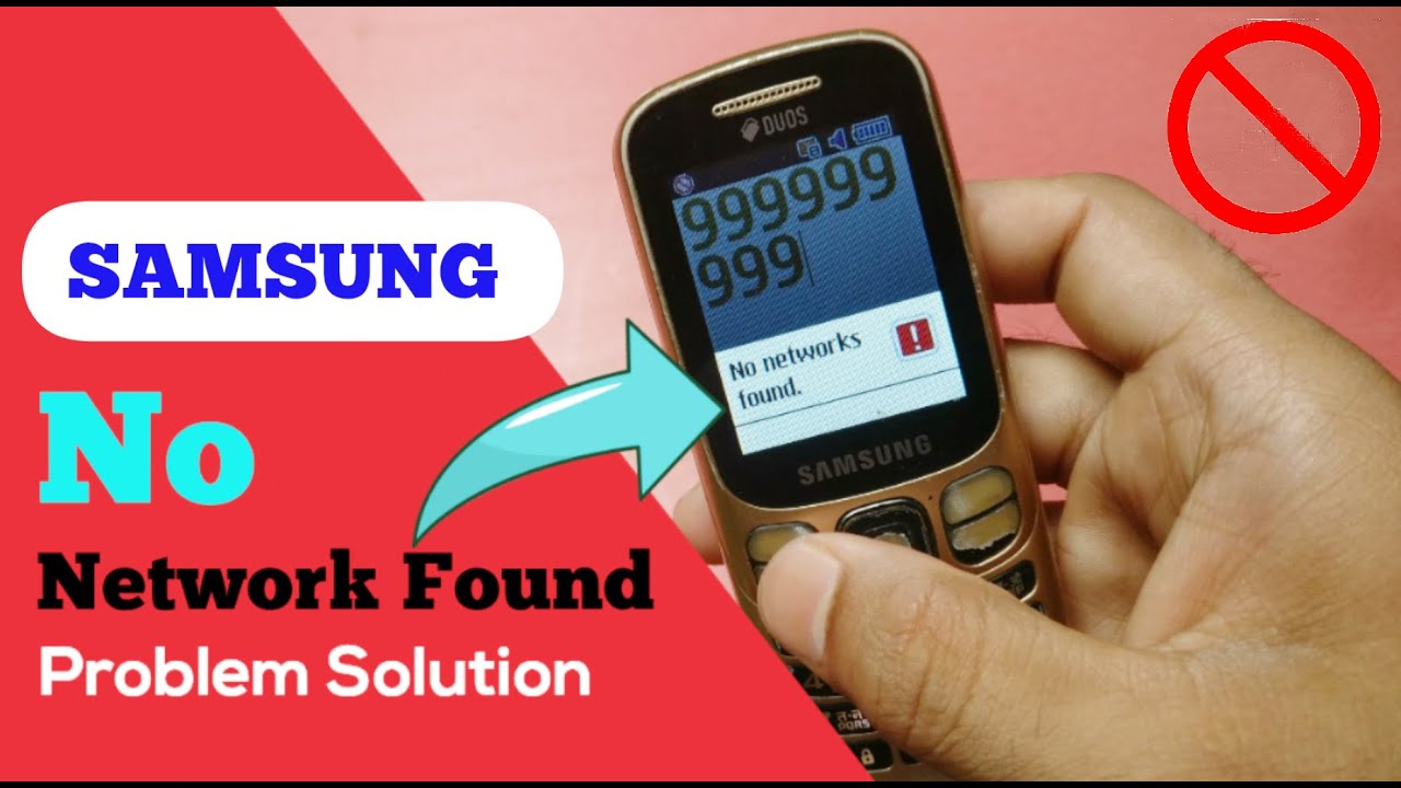 Samsung no network found - How to fix no network found