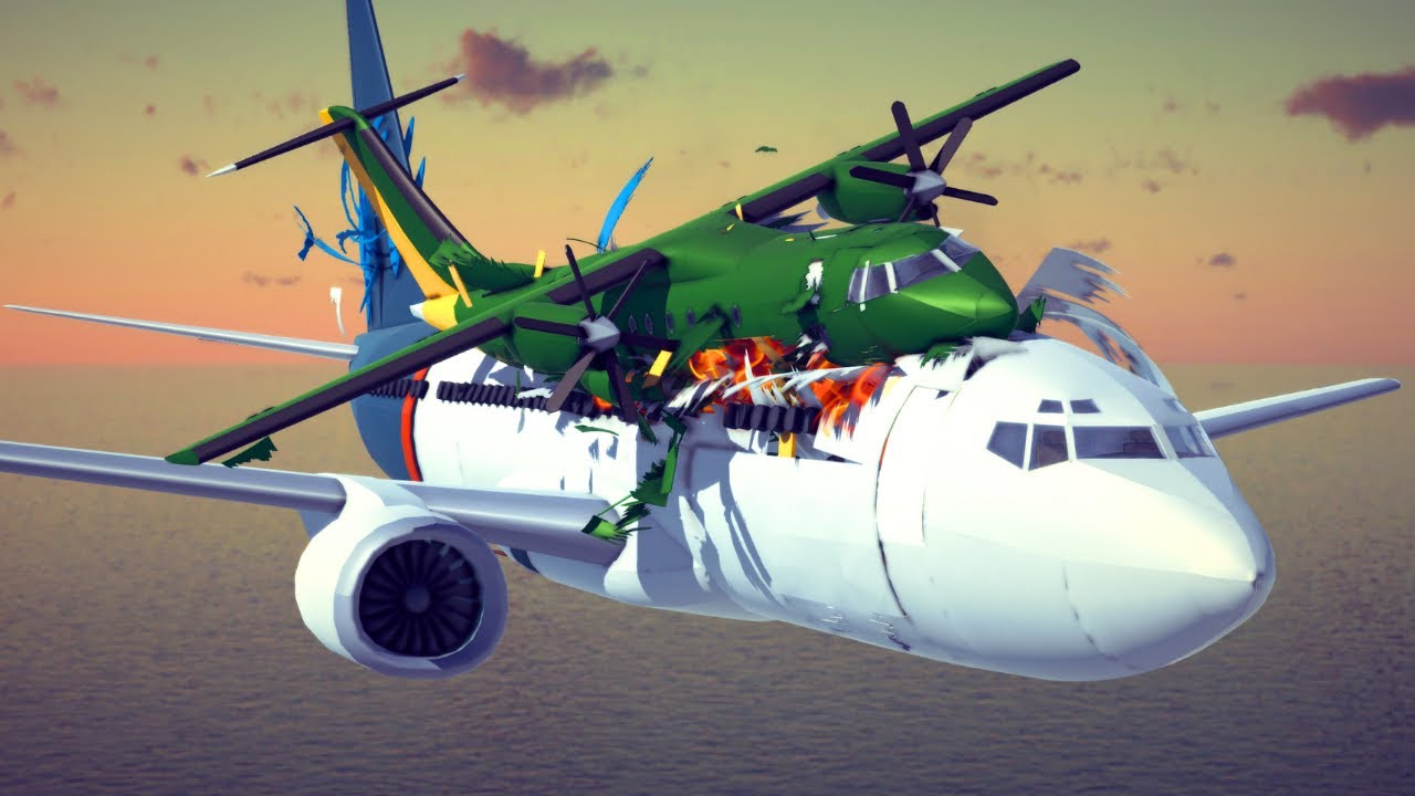 Midair Collisions, Air Shootdowns & Airplane Crashes #5 | Besiege