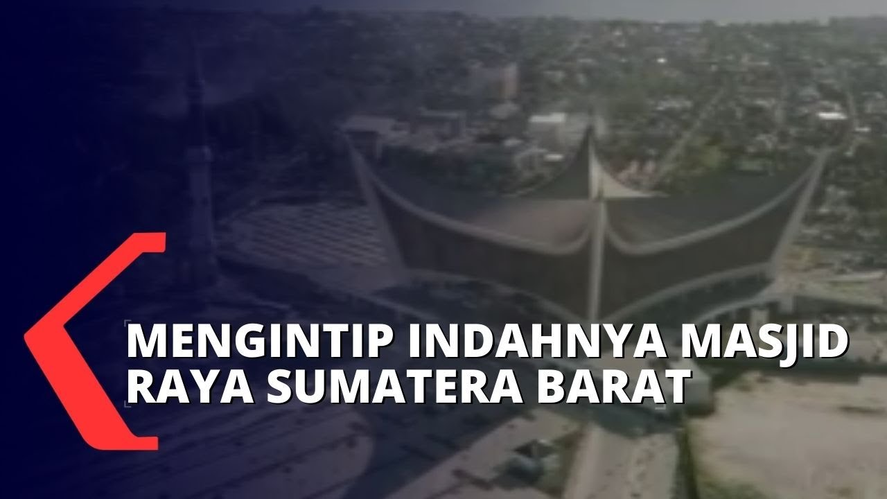 Jadi Ikon WIsata Religi, Masjid Raya Sumatera Barat Dibangun Tanpa Kubah dan Tahan Gempa!