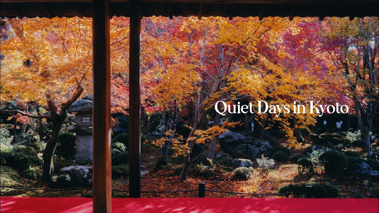 Autumn in Kyoto - The Beauty of what doesn't last / Cinematic Photography Journey