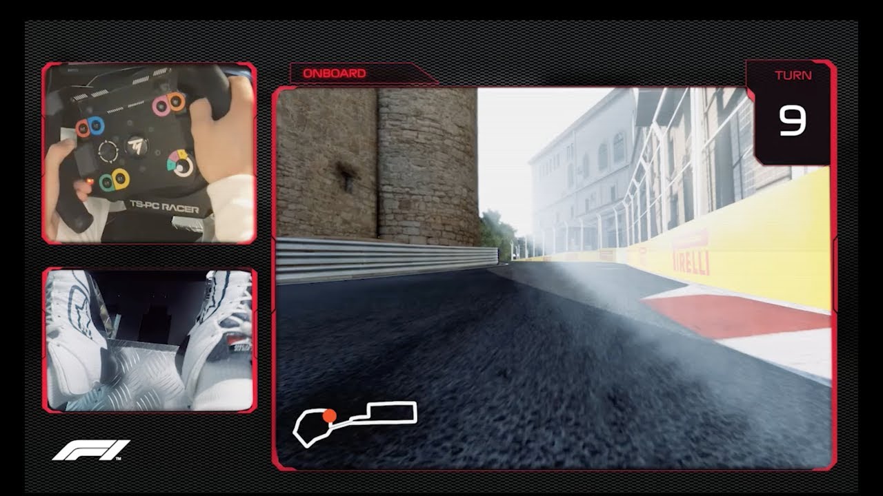 Lance Stroll's Virtual Hot Lap of Baku | 2018 Azerbaijan Grand Prix