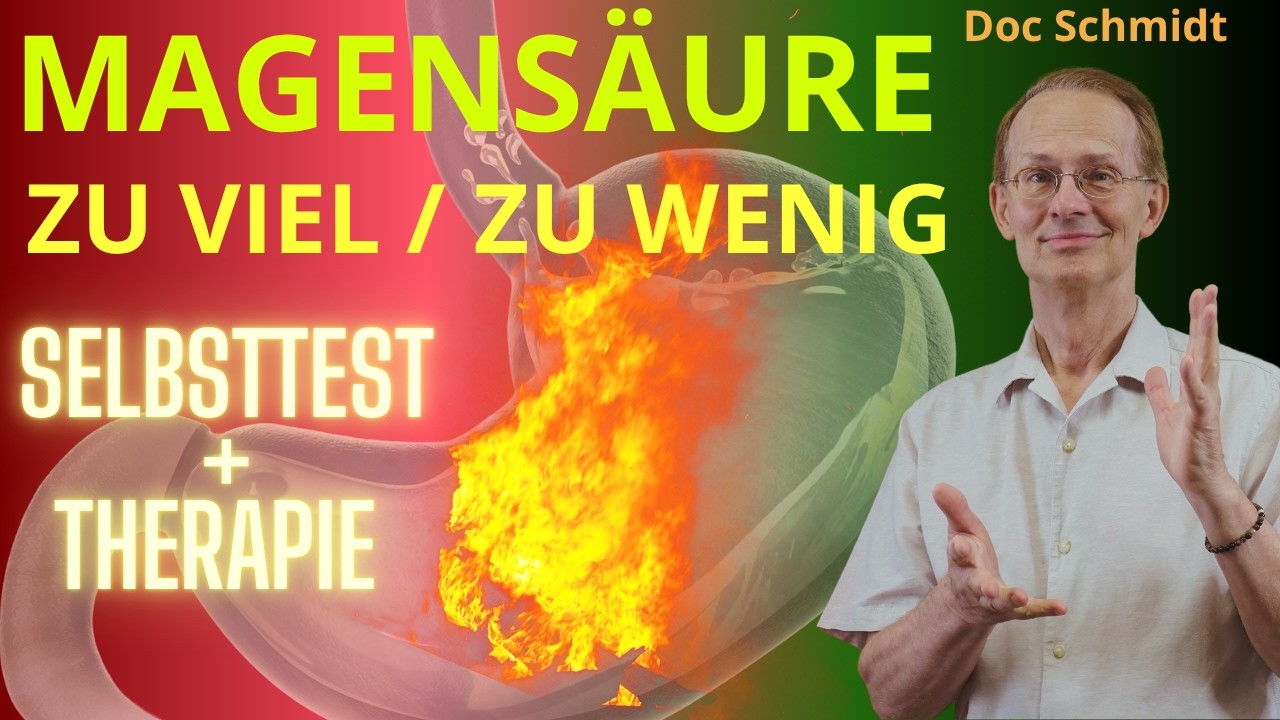 Magensäure Problem - Selbsttest! Sind Sie betroffen ? Chronisch krank !Ganzheitliche Behandlung