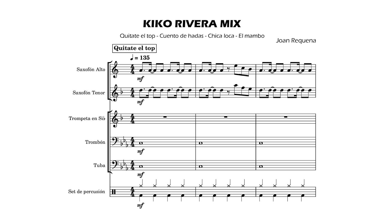 KIKO RIVERA MIX (Quitate el top, Cuento de hadas, Chica loca, El mambo) -  Charanga | JOAN REQUENA