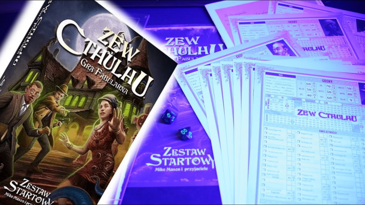 [UNBOXING] Zew Cthulhu RPG - Zestaw Startowy