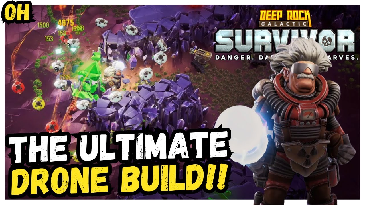 The ULTIMATE Drone Build!! Deep Rock Galactic Survivor!