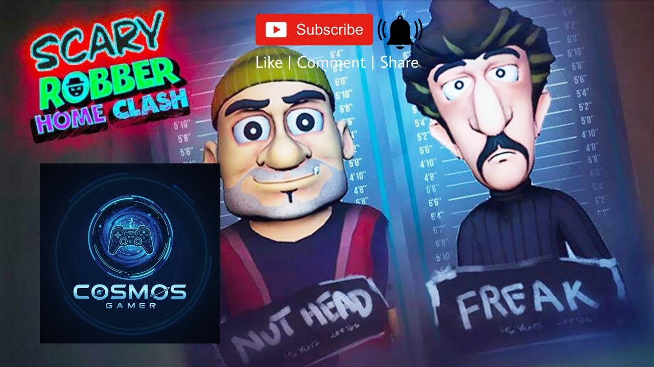 cosmos gamer playing scary robber