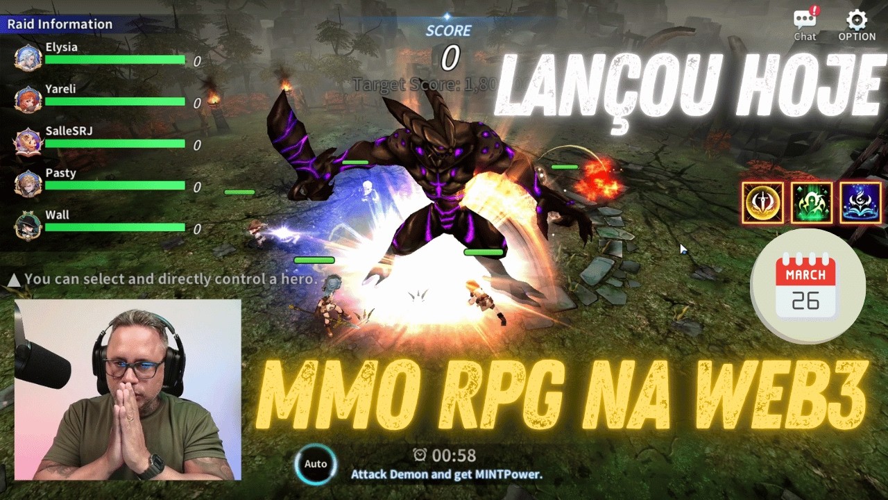 LAN&Ccedil;OU HOJE/AGORA! NOVO MMO RPG NFT NA WEB3 DA IMMUTABLE - RAGNAROK SHARING HERO NFT