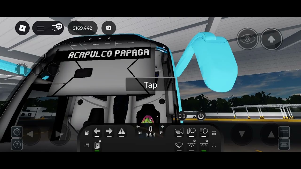 Saliendo de la terminal de autobuses de CDMX (roblox)