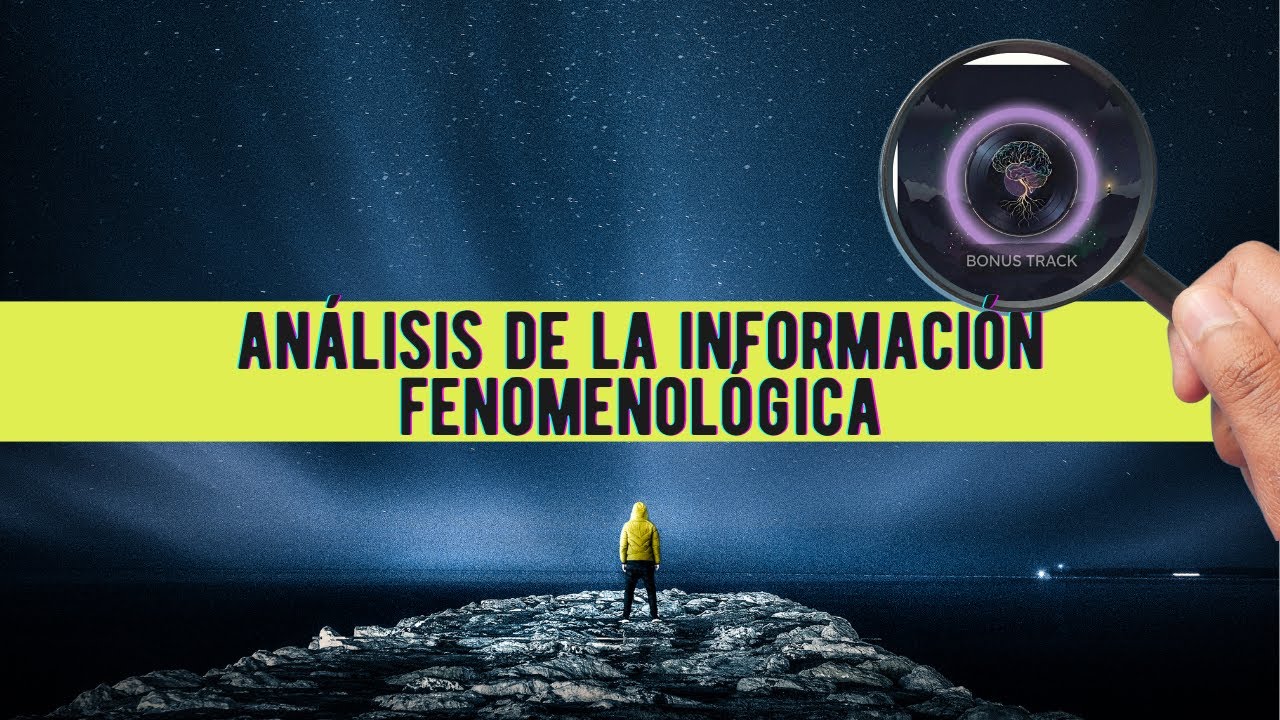 Análisis de la información fenomenológica