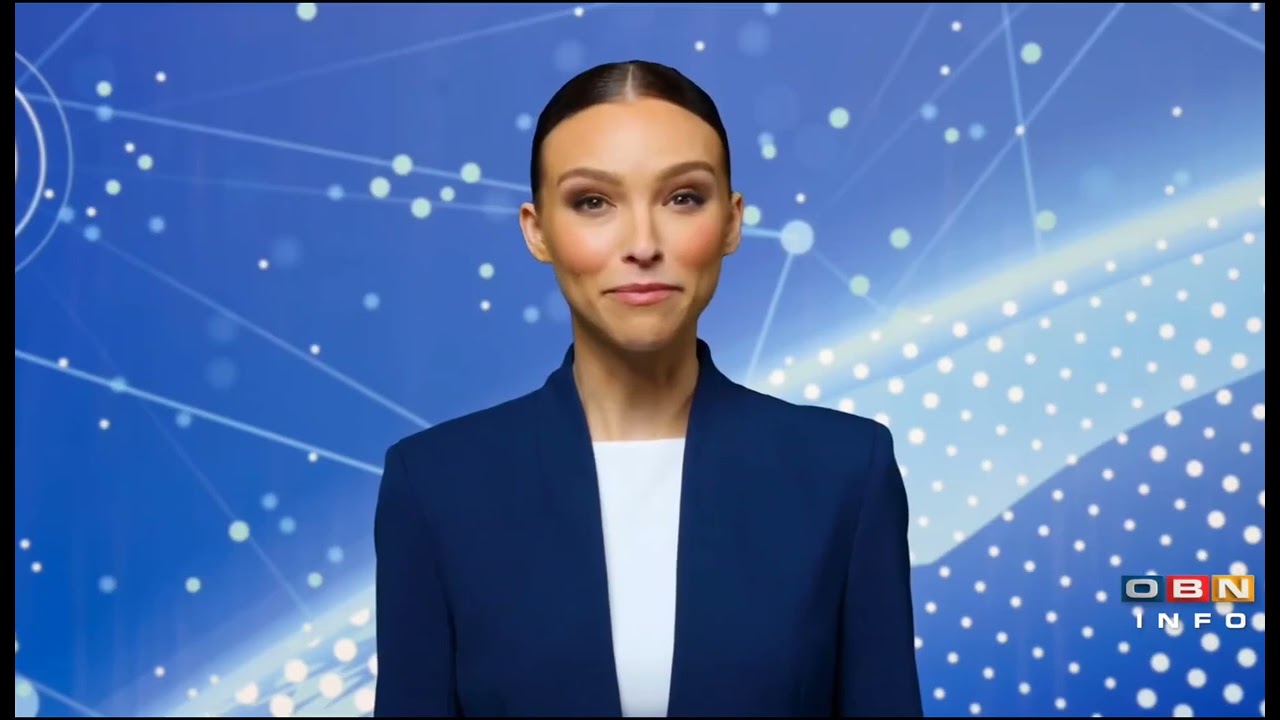 OBN TV (BiH) - AI voditeljica na OBN Info?! (11.1.2026.) 