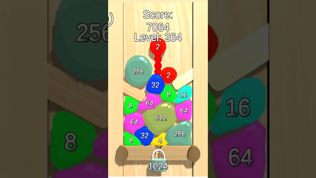 JeJelly - jelly 2048 (iOS) level 261