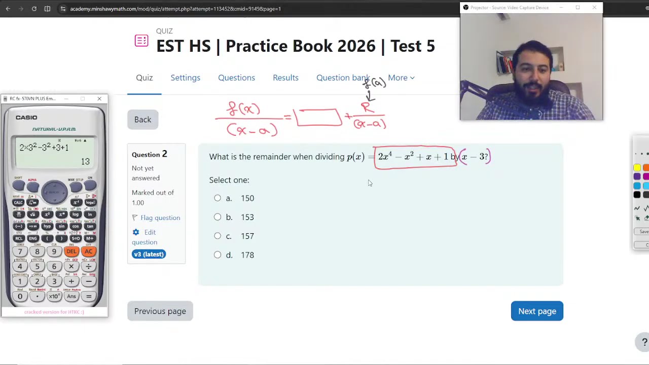 EST HS Practice Book 2026 | Test 5 | EST New Real Exams