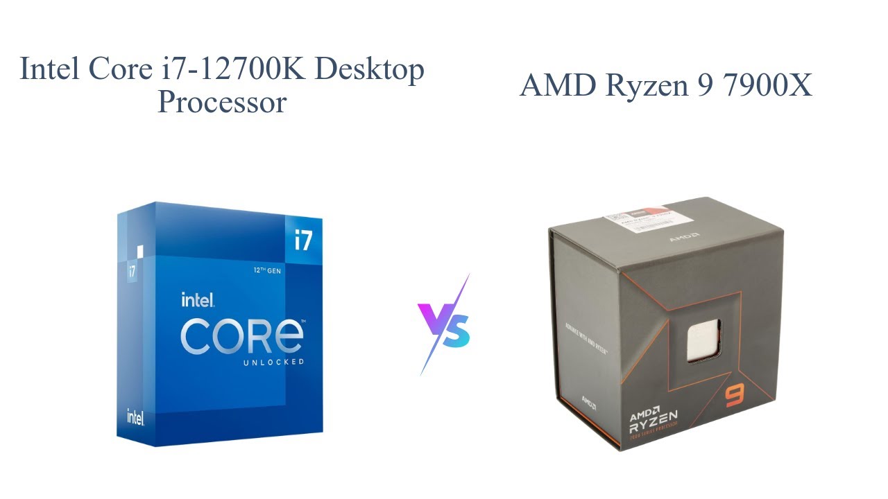 Intel Core i7-12700K vs AMD Ryzen 9 7900X 🎮 Which Gaming Processor is Best?