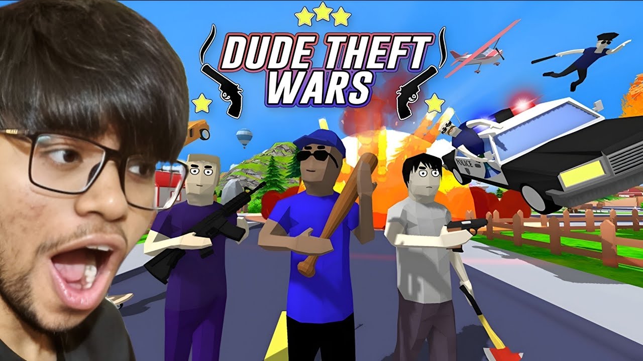 I PLAYED GTA V MOBILE! | DUDE THEFT WARS 