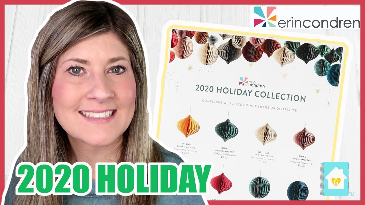 ERIN CONDREN 2020 HOLIDAY COLLECTION #ECSQUAD