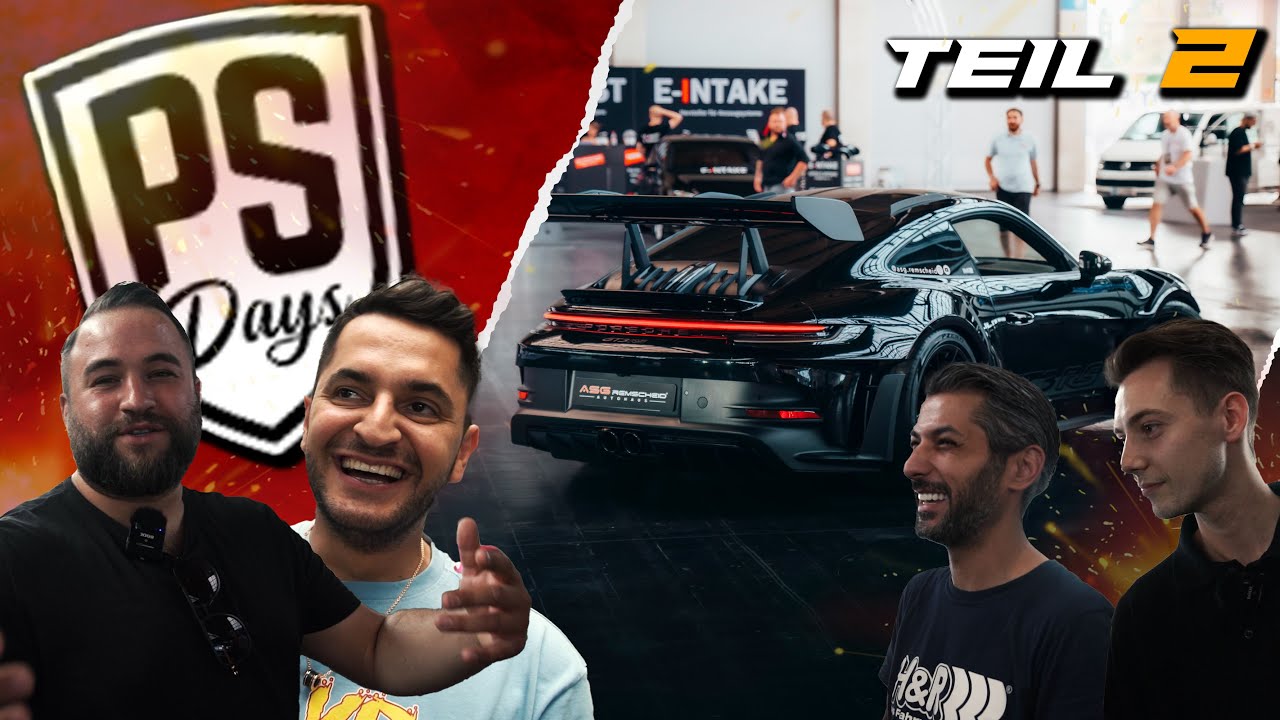 PS DAYS TEIL 2 | Burnout-Action mit Black Series von Yido | +1000ps Autos von 9ff | ASG Remscheid