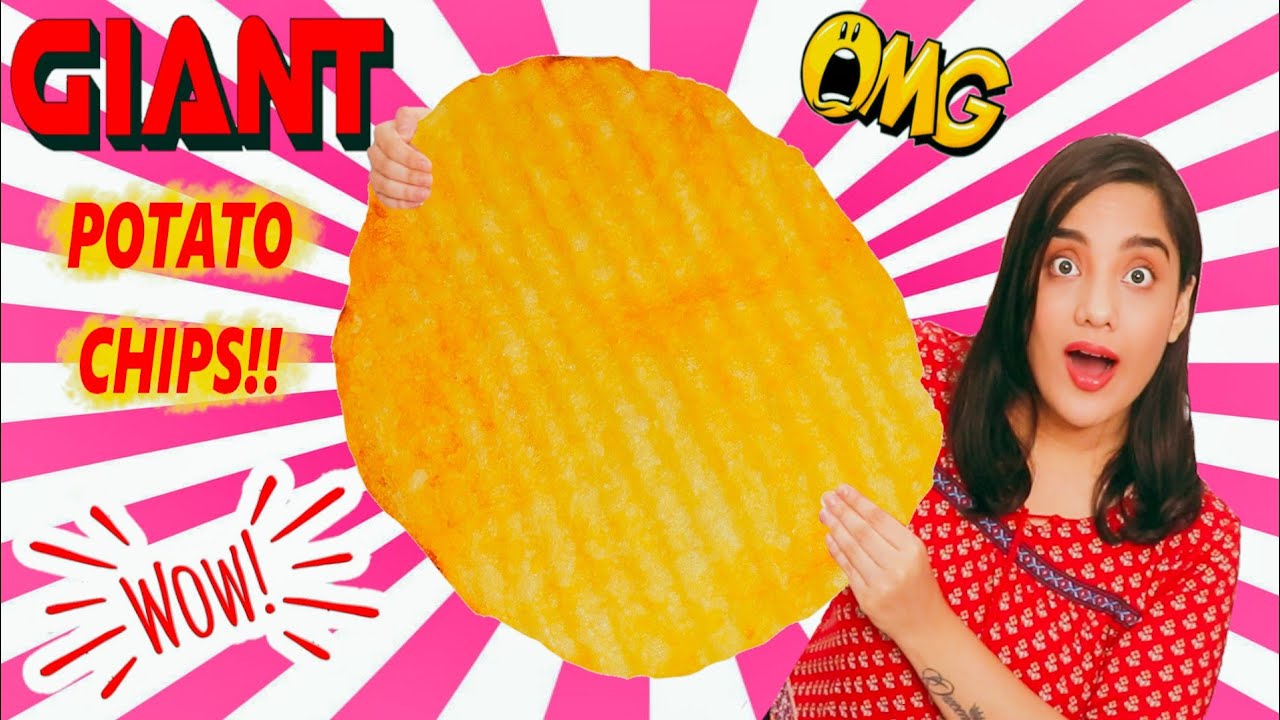 Making GIANT POTATO CHIPS at Home | MAKE IT GIANT Ep-7 | Giant Food Challenge | Life Shots