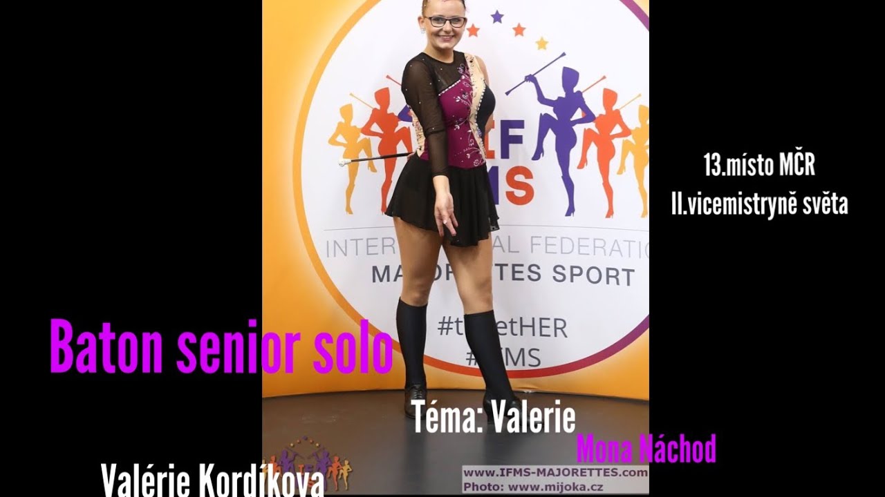 MONA NÁCHOD-Sólo senior baton 2019-Valérie Kordíková