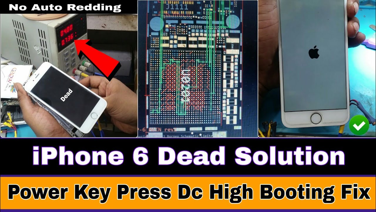 iPhone 6 Dead Solution | Dc Reading High Booting | PP1.8 line Short Fix