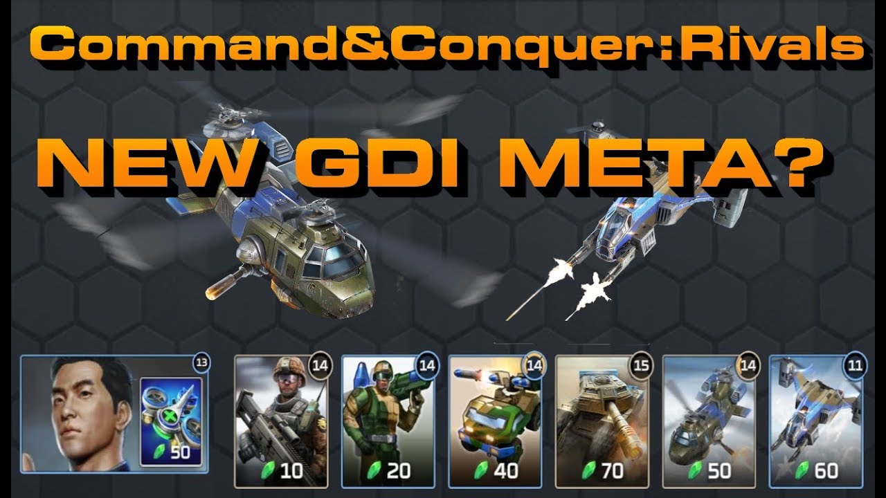 C&C Rivals New BEST GDI DECK?! Is Razorback just OP?