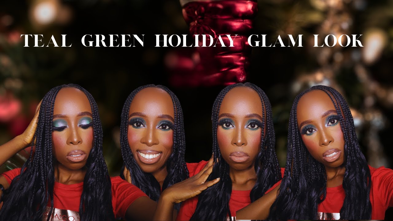 TEAL GREEN GLAM || BOLD & STUNNING MAKEUP LOOK YOU NEED TO TRY THIS HOLIDAY SEASON!💚