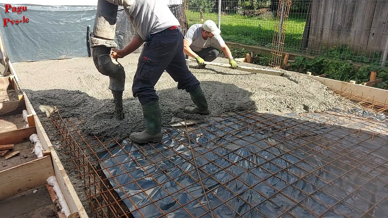 Turnare placa de beton  3,6/6 mp