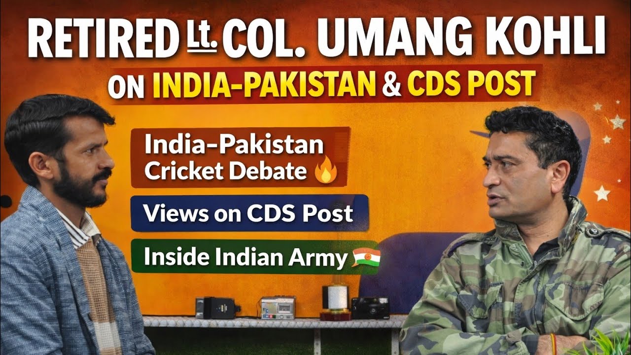 Podcast 8 | Retd. Lt. Col. Umang Kohli on Nation, India-Pakistan Cricket, CDS Post & Agniveer 🇮🇳🔥