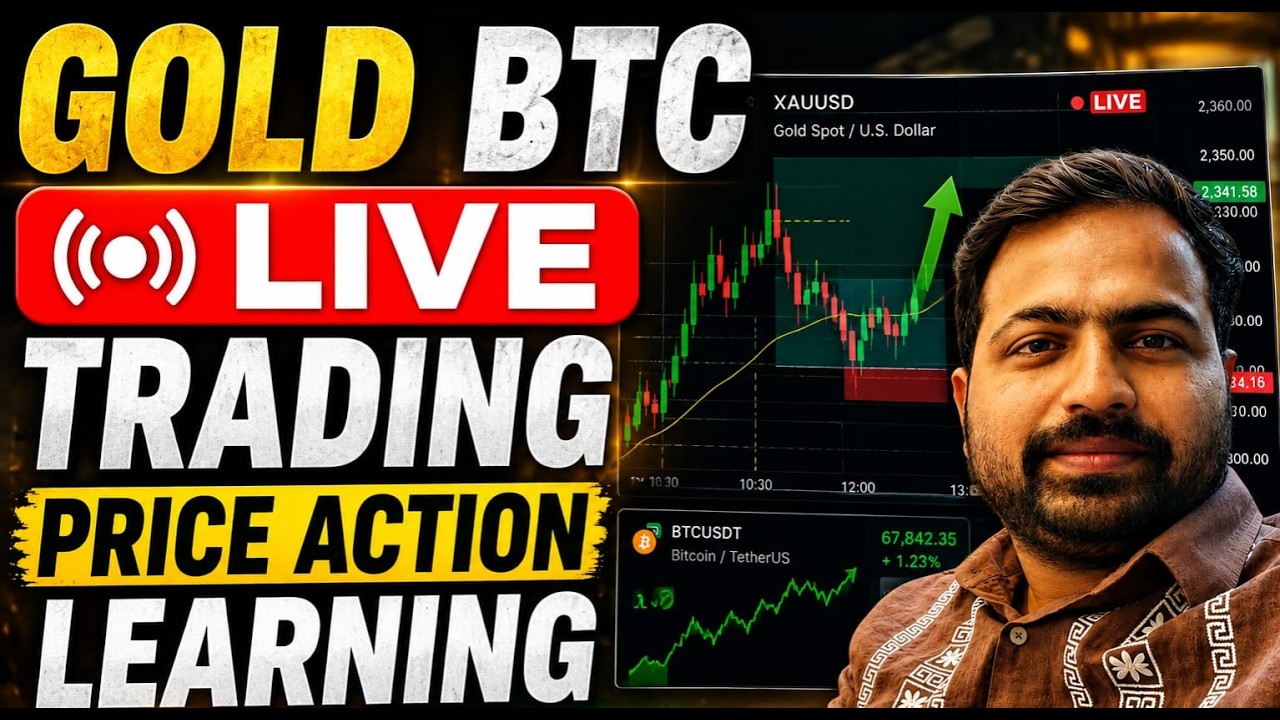 Btc live trading gold live trading learning chart ✅ #CryptoMarket #btc #gold #live #live trading